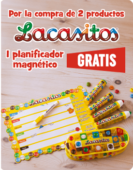 Planificador de regalo al comprar 2 productos Lacasitos